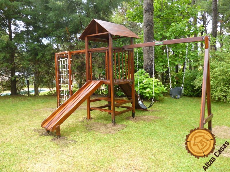 Plaza de madera para niños hot sale